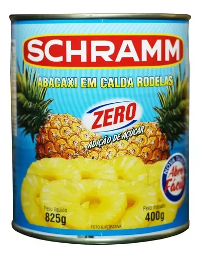 ABACAXI PEDACOS EM CALDA SCHRAMM 400GR