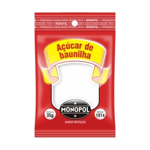 ACUCAR DE BAUNILHA MONOPOL 80GR
