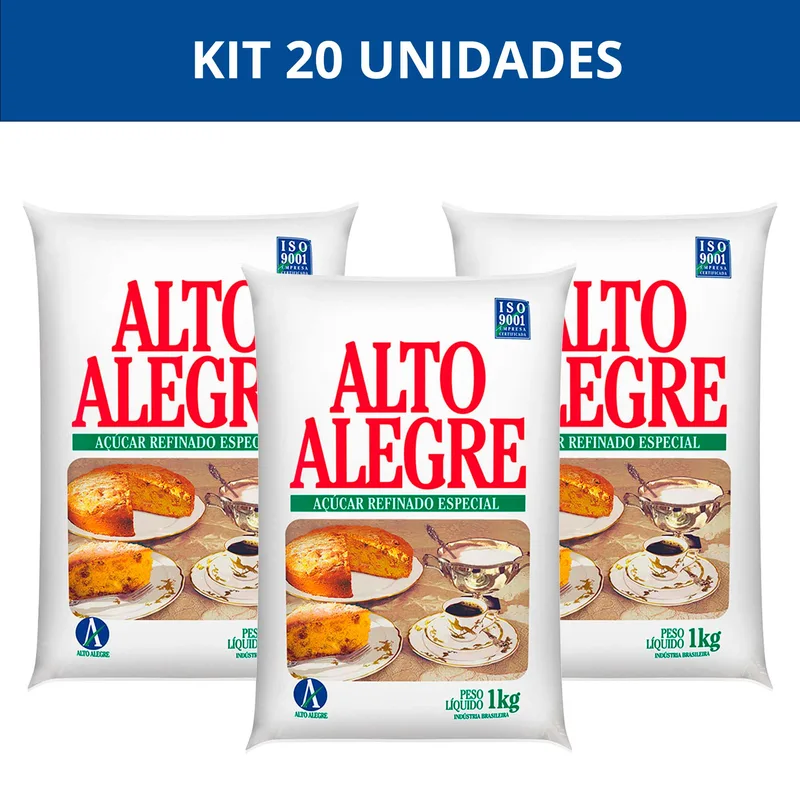 ACUCAR REFINADO ALTO ALEGRE 1KG