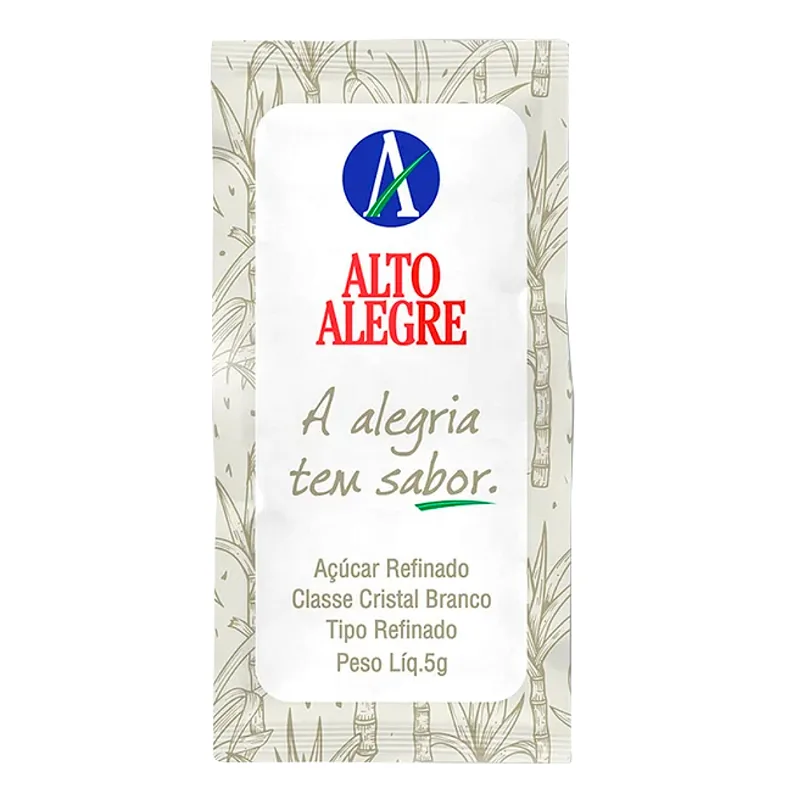 ACUCAR REFINADO ALTO ALEGRE SACHE 5GR C/ 400 UNI