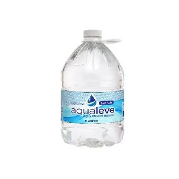 AGUA MINERAL AQUALEVE PET SEM GAS 5 LITROS