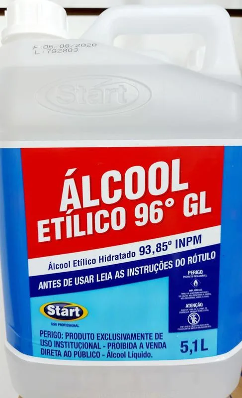 ALCOOL ETILICO HIDRAT. 1L 92%