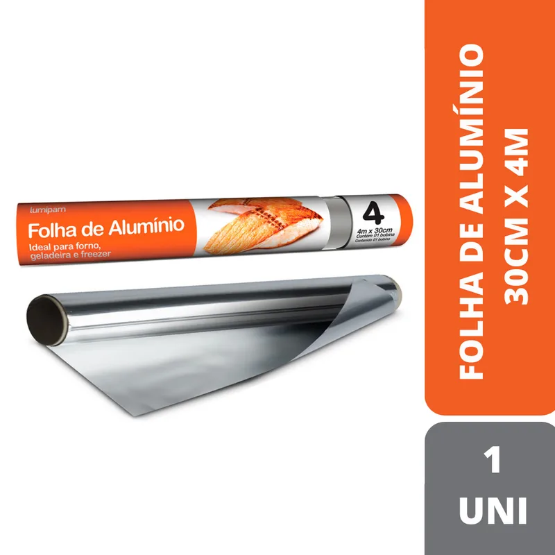 ALUMINIO 30CM X 7,5 METROS