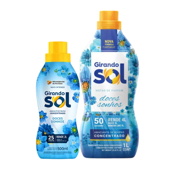 AMACIANTE CONCENTRADO GIRANDO SOL AZUL 1L