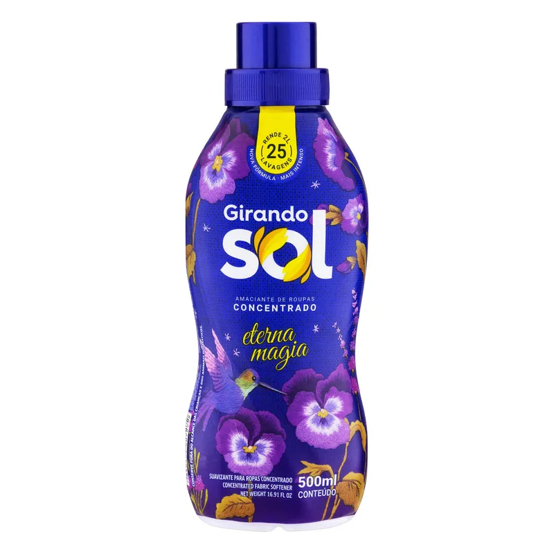 AMACIANTE DE ROUPAS GIRANDO SOL LILAS 2L