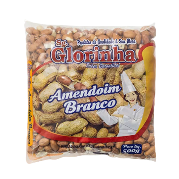 AMENDOIM BRANCO GLORINHA 500GR