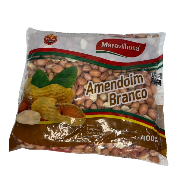 AMENDOIM BRANCO MARAVILHOSA 400GR