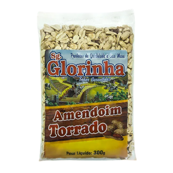AMENDOIM TORRADO  GLORINHA 300G