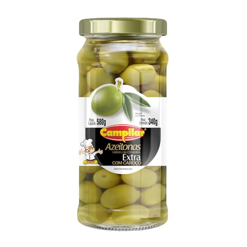 AZEITONA COM CAROÇO CAMILA 340GR