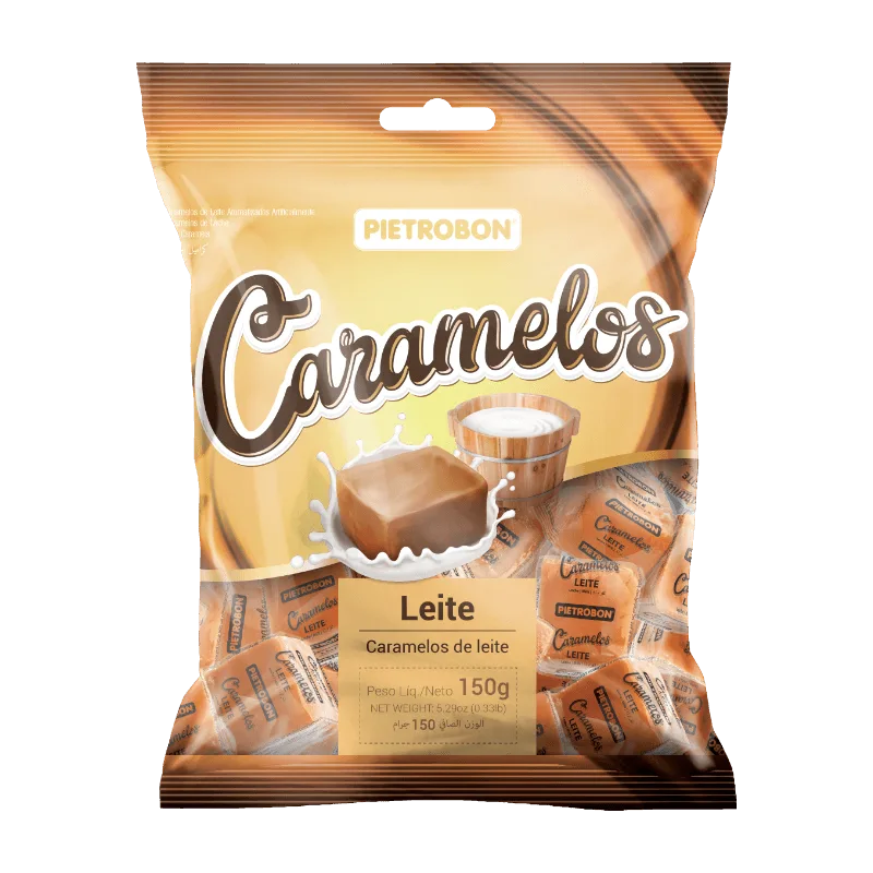 BALA CARAMELO LEITE  480GR PIETROBON