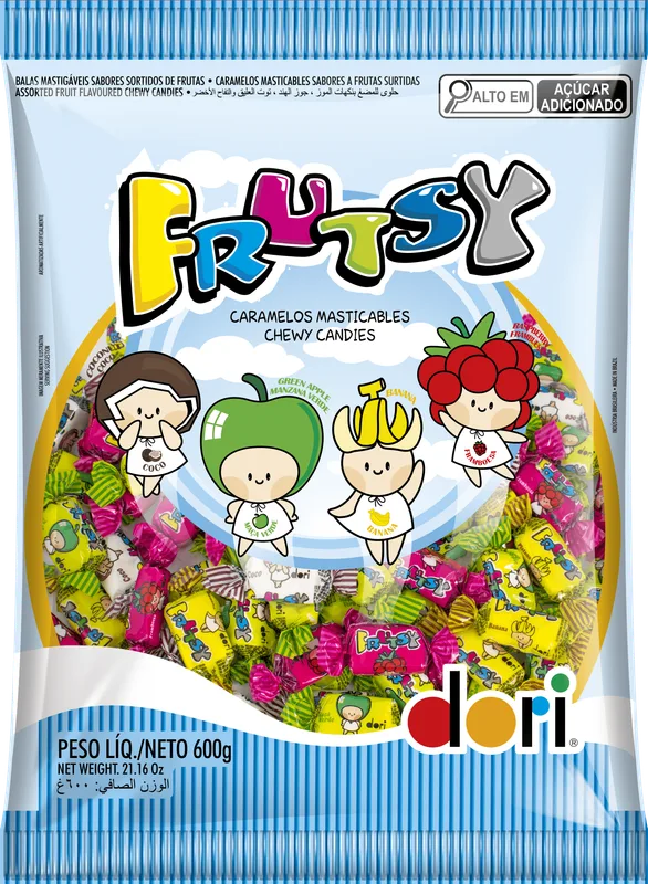 BALA FRUTSY SORTIDA DORI 600GR