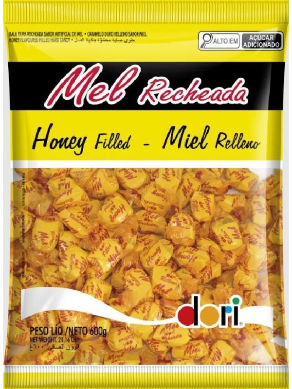 BALA MEL RECHEADA 600GR