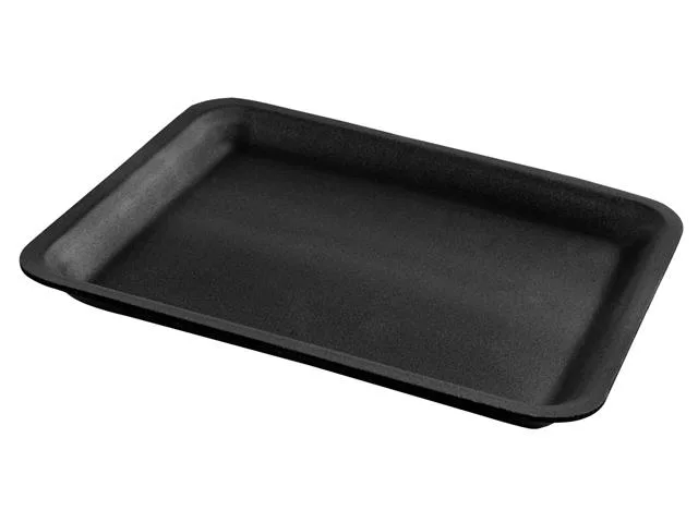 BANDEJA EPS FR03AB PRETA 18X24X2CM RASA