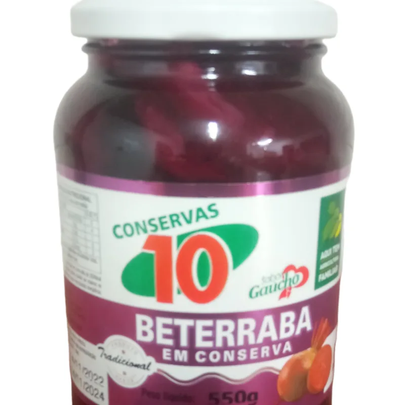 BETERRABA EM CONSERVA 550GR CAMILA