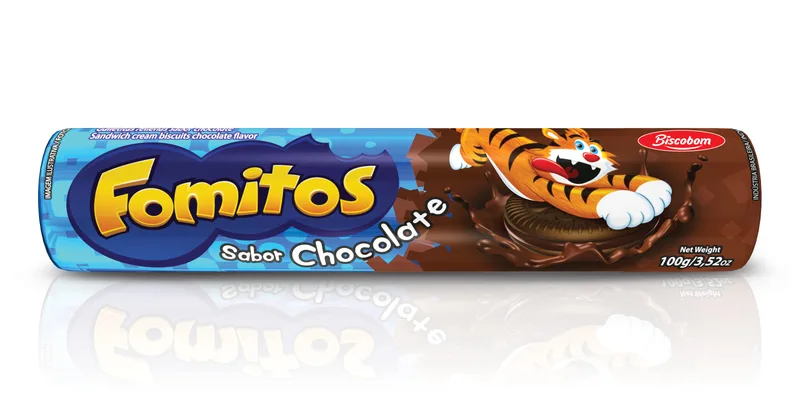 BISC RECHEADO CHOCOLATE FOMITOS 100 G