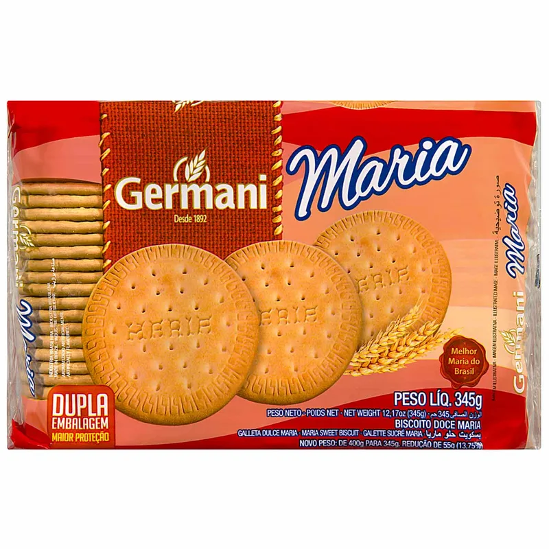BISCOITO MARIA 345GR GERMANI