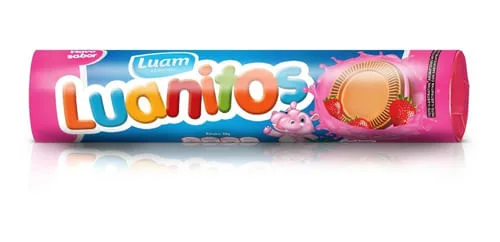 BISCOITO RECHEADO LUANITOS MORANGO 110GR