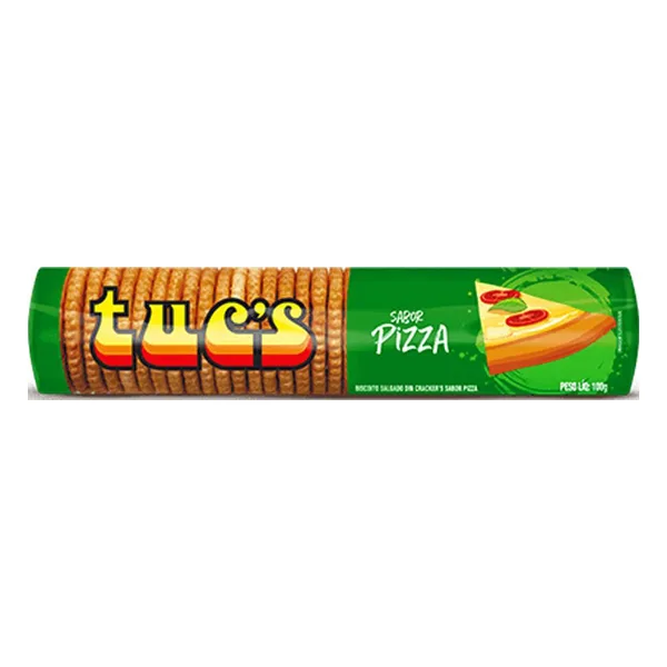 BISCOITO TUCS SALGADO PIZZA 100GR