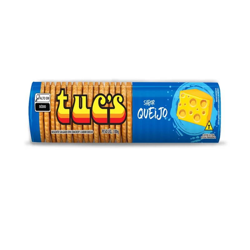 BISCOITO TUCS SALGADO QUEIJO 100GR