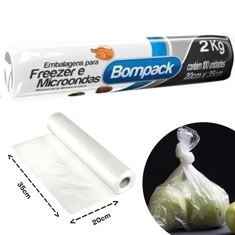 BOBINA PICOTADA 2KG FREEZER E MICROONDAS C/100