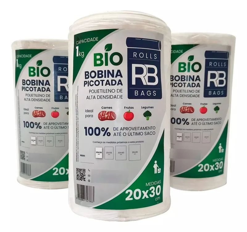 BOBINA PLASTICA  1KG RECICLADA -ROLE PLAST
