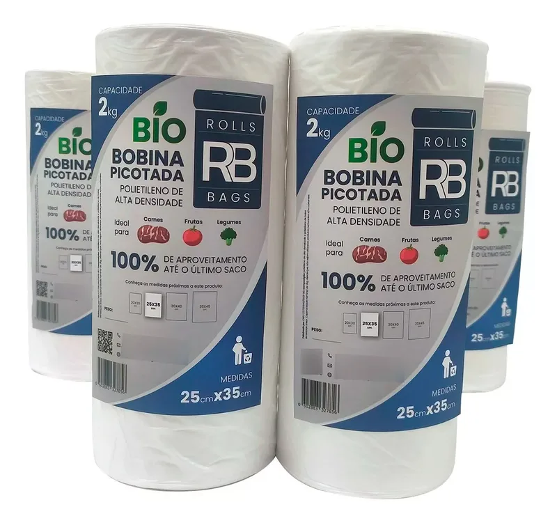 BOBINA PLASTICA  2KG RECICLADA -ROLE PLAST