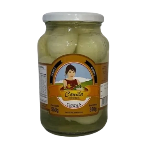 CEBOLA EM CONSERVA CAMILA 550GR