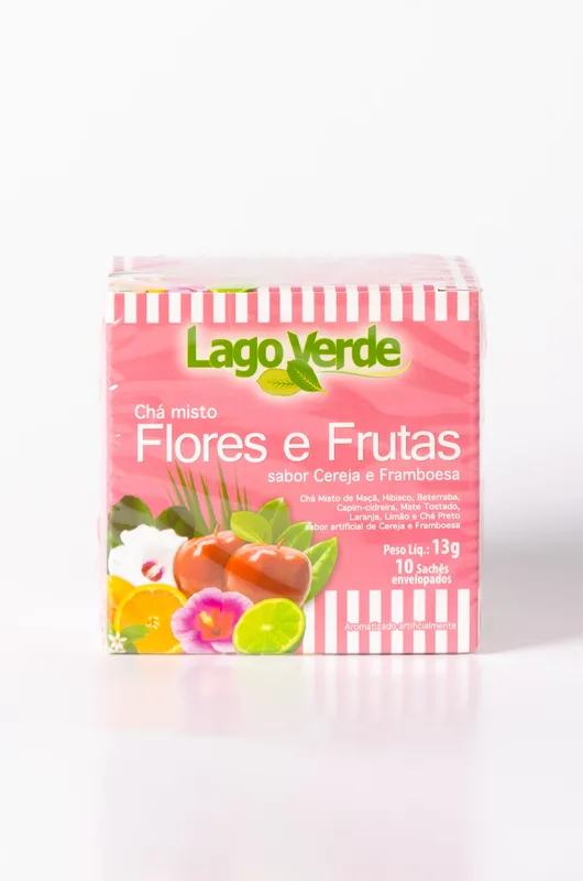 CHA DE FLORES E FRUTAS LAGO VERDE 13GR