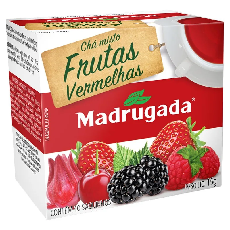 CHA MADRUGADA FRUTAS VERMELHAS 1,5G