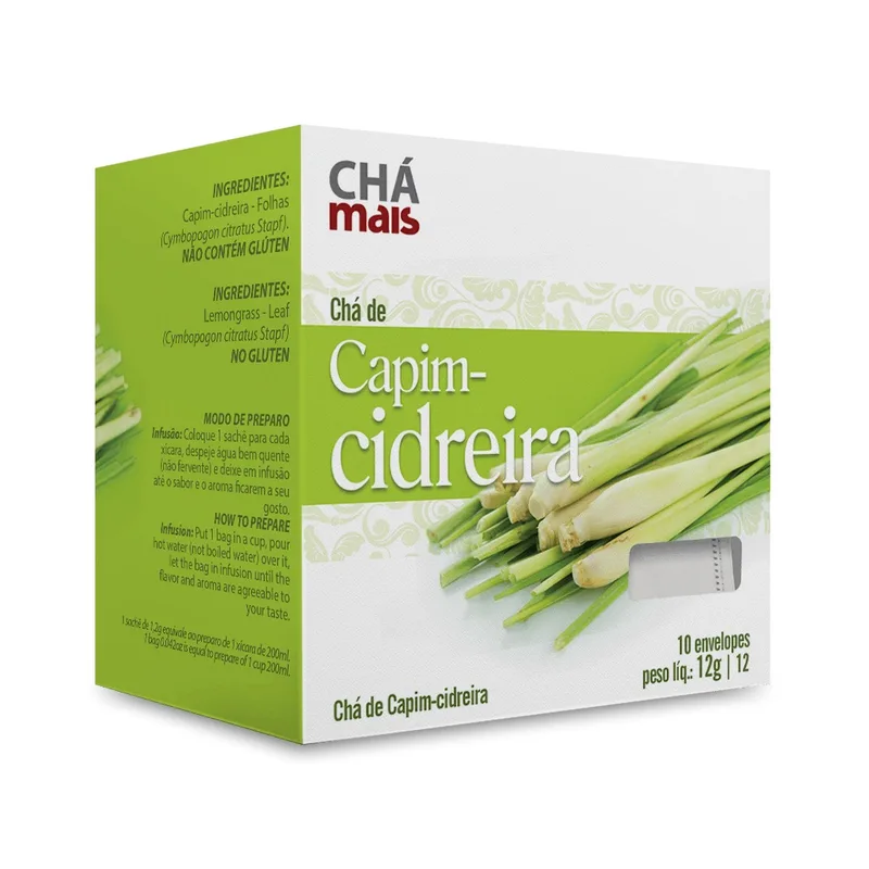 CHA MAIS CAPIM CIDREIRA 12GR