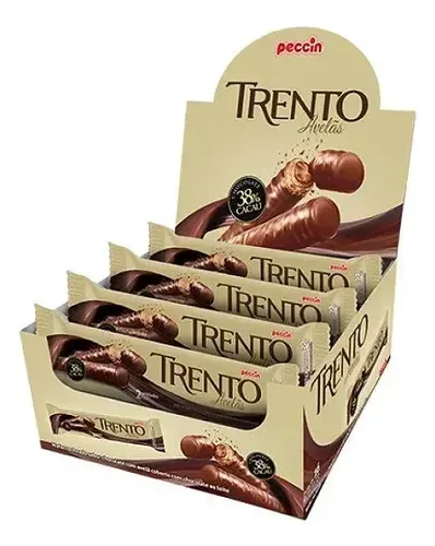 CHOC. WAFER TRENTO AVELAS 29GR C/16