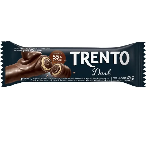 CHOC. WAFER TRENTO DARK 29GR C/16