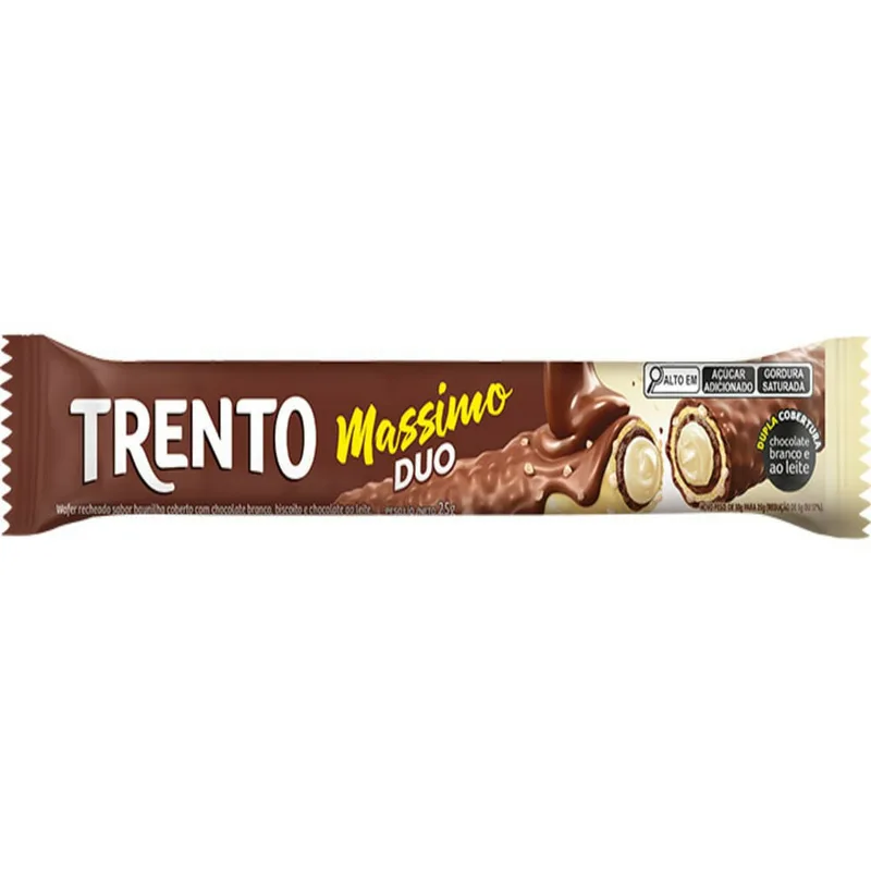 CHOC. WAFER TRENTO MASSIMO DUO 25GR C/15UN
