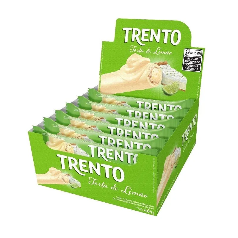 CHOC. WAFER TRENTO TORTA DE LIMAO 29GR C/16