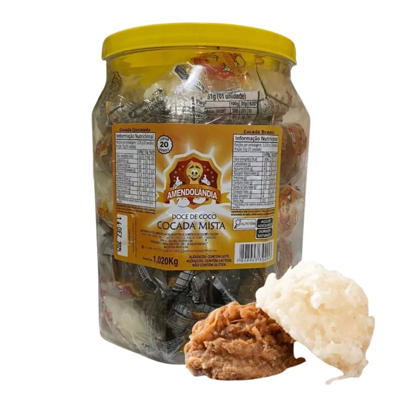 COCADA MISTA SÓ FRITZ 51GR DP C/20UN