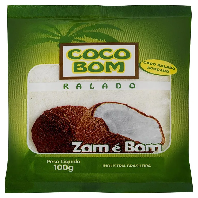 COCO RALADO ADOCADO COCO BOM 100G