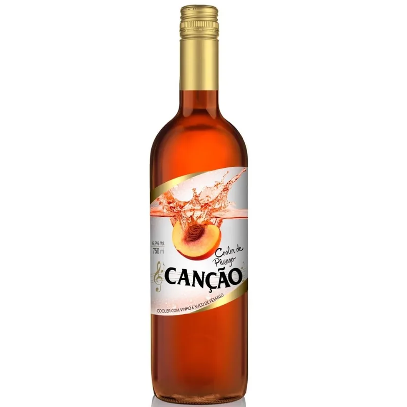 COOLER DE PESSEGO CANÇÃO 750ML