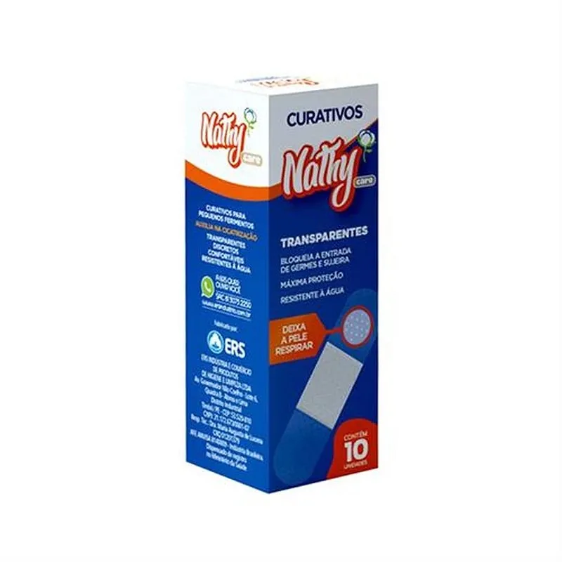 CURATIVO TRANSPARENTE NATHY C/10UN