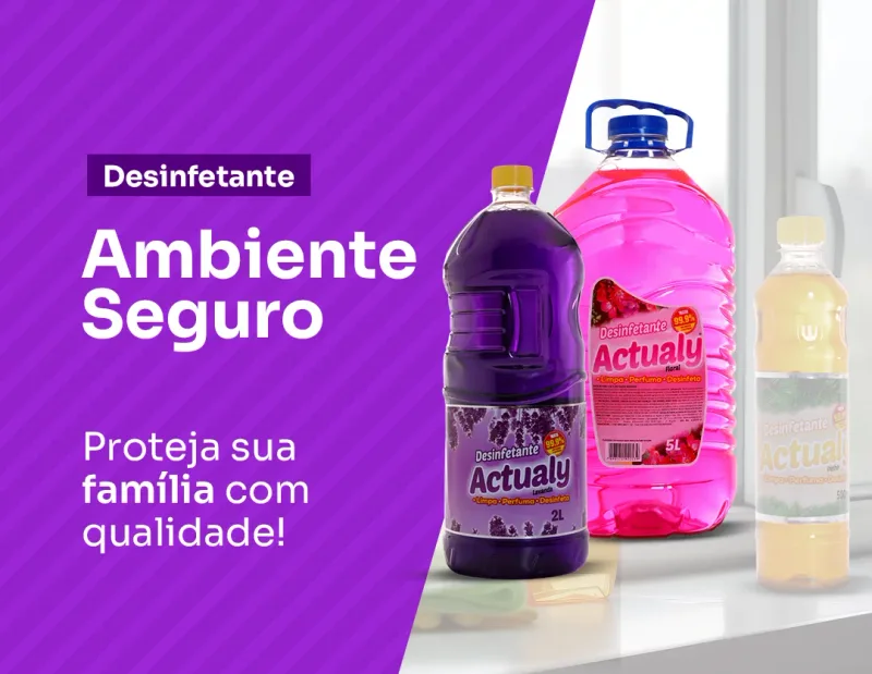 DESINFETANTE ACTUALY 500ML LAVANDA