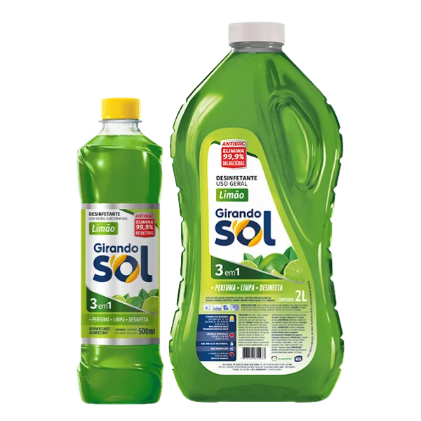 DESINFETANTE GIRANDO SOL LIMAO 2L