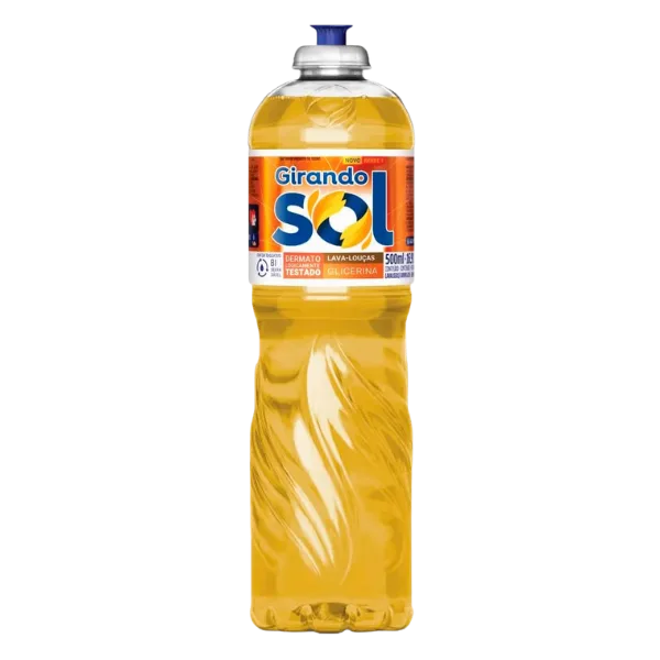 DETERGENTE GIRANDO SOL GLICERINA 500ML