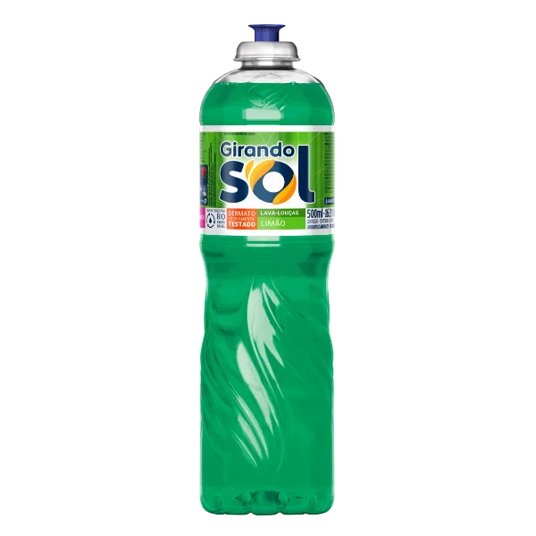 DETERGENTE GIRANDO SOL LIMAO 500ML