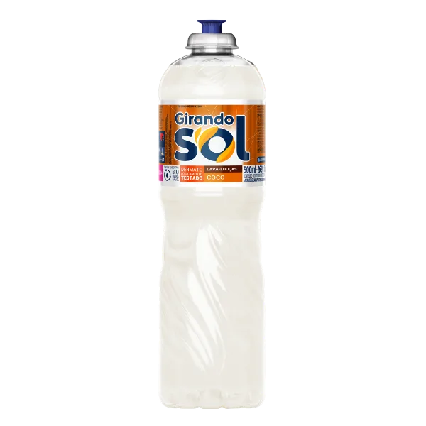 DETERGENTE GIRANDO SOL NATURAL 500ML