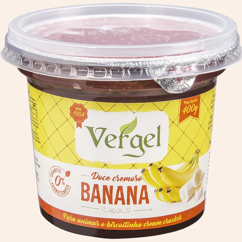 DOCE CREMOSO BANANA ADIGEL 400GR