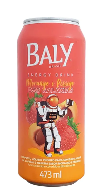 ENERGETICO BALY LATAO 473ML MORANGO E PESSEGO S/ACUCAR