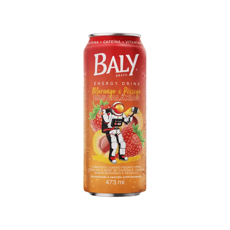 ENERGETICO BALY LATAO 473ML PESSEGO C/MORANGO
