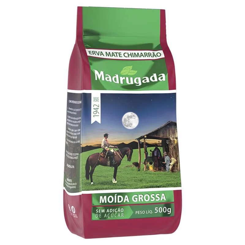 ERVA MATE MADRUGADA MOIDA GROSSA 500G