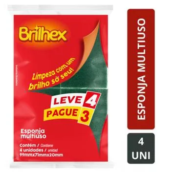 ESPONJA DUP. FACE LEVE 4 PAGUE 3 BRILHEX
