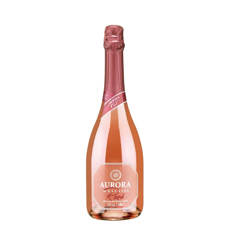 ESPUMANTE ROSE MOSCATEL AURORA 750ML