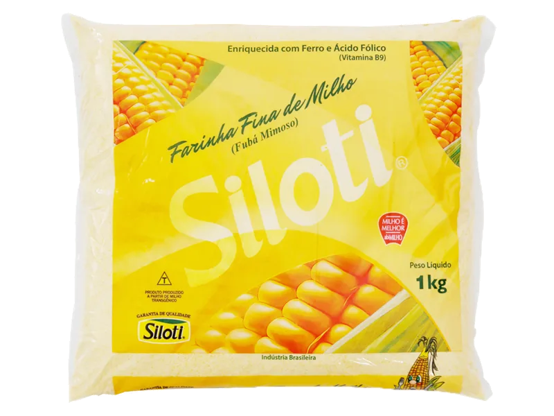 FARINHA DE MILHO FINA SILOTI 1KG